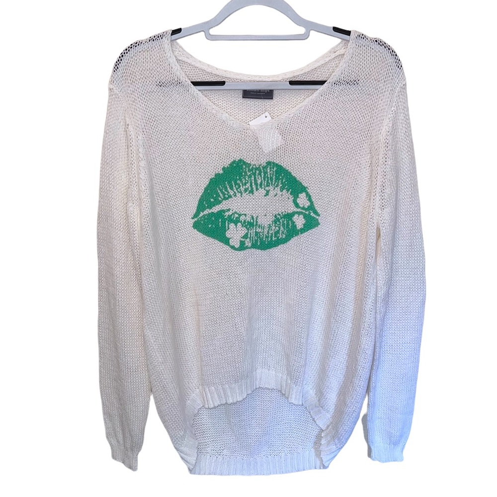 Wooden Ships Lips Sweater